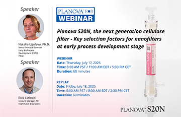 Planova S20N Webinar July 17, 2025